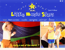 Tablet Screenshot of littlemusicstars.net